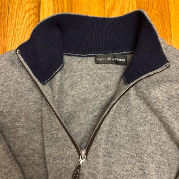 Men's  Bergdorf Goodman 100% Cashmere Made In Italy Sweater - Picture 5 of 8